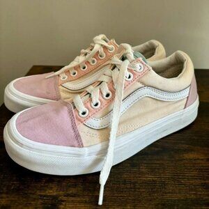 Vans Old Skool Womens Grade School Multicolour Sneaker